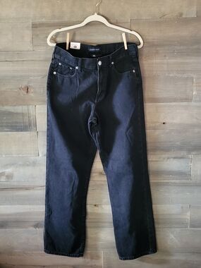 90s High Rise Baggy Jeans Size 8 In Black By Aeropostale NWT